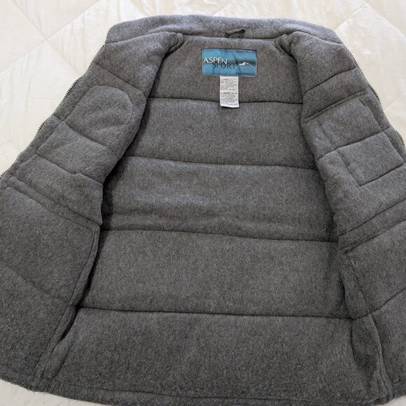 ASPEN SPORT Vest Women's L Green Full Zip Pockets Lining Outdoors Active‎ Work - Picture 5 of 12